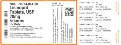 70934 061 30 Master Bottle Label Approval   Rev B 07 19